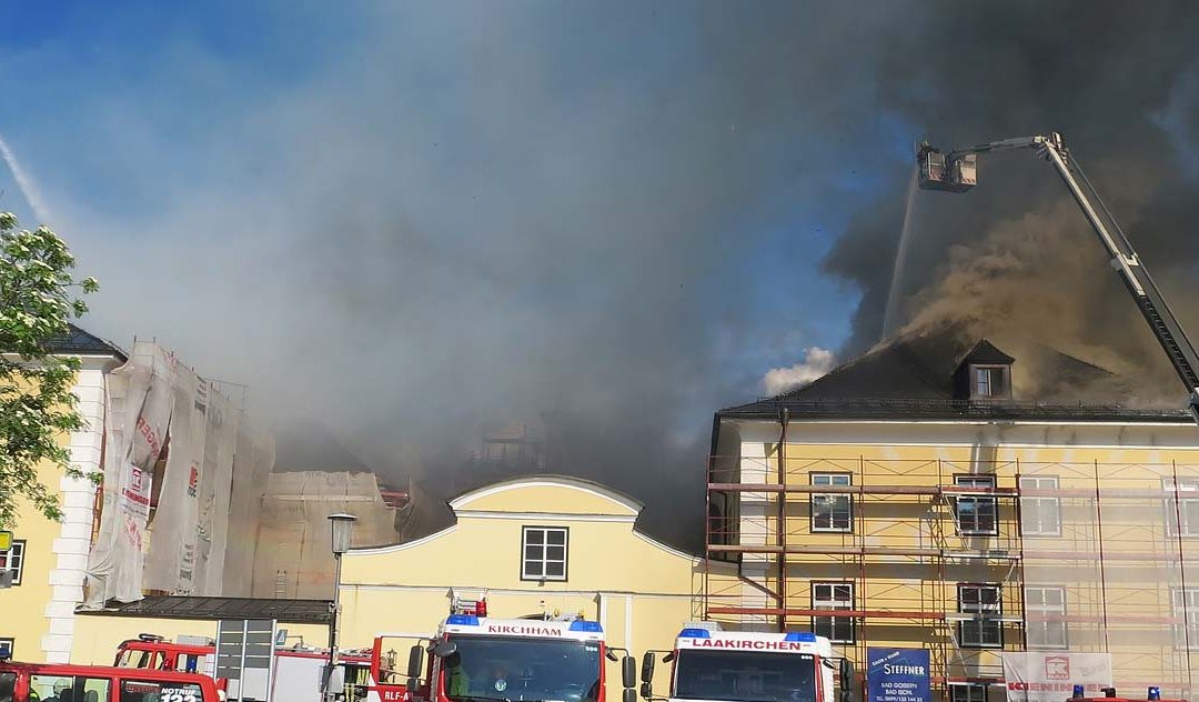 09.05.2016 Brand im Internat der Berufsschule Altmünster