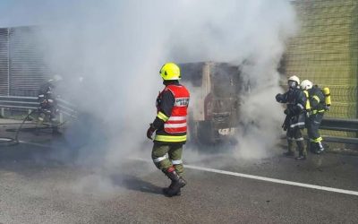 21.04.2017 KFZ-Brand auf der A1