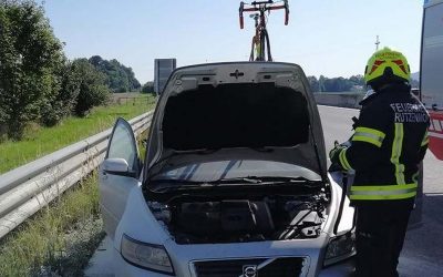 15.08.2019 Fahrzeugbrand auf der A1 Westautobahn