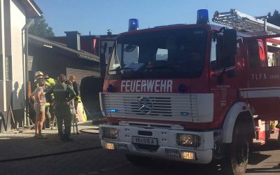 25.08.2016 Garagenbrand in Pürstling