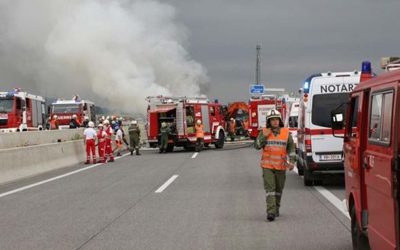 29.07.2013 Gefahrgutunfall auf Westautobahn A1