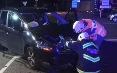 25.09.2017 Aufräumarbeiten nach Verkehrsunfall