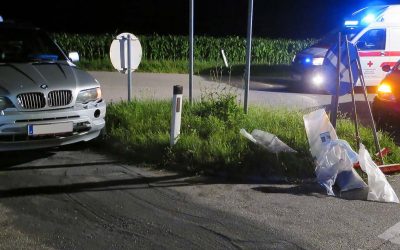 01.07.2016 Aufräumarbeiten nach Verkehrsunfall