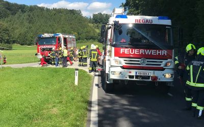 13.09.2019 Verkehrsunfall mit eingeklemmter Person