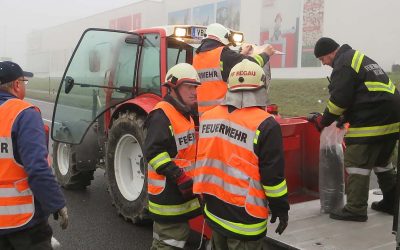11.01.2016 Verkehrsunfall wegen einer Ölspur