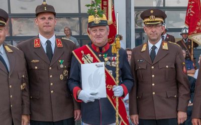 26.07.2019 Ehrung für Stabführer Franz Lettner