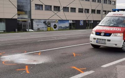 08.05.2021 Aufräumarbeiten nach Verkehrsunfall