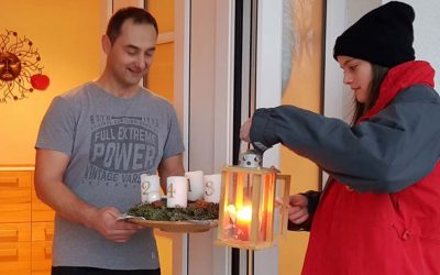 20.12.2019 Weihnachtswünsche und Friedenslicht