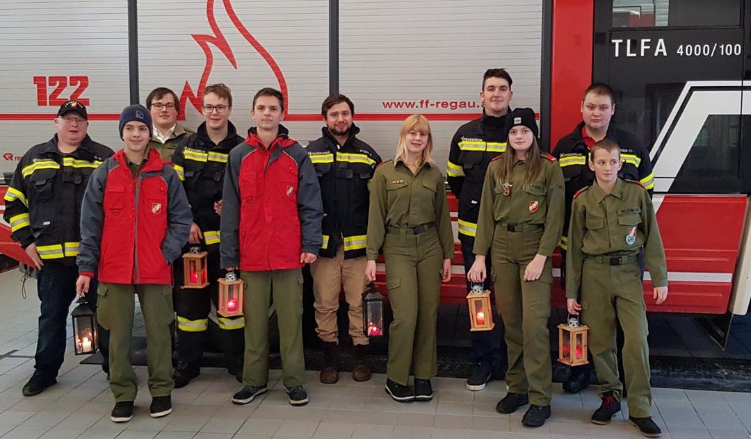 24.12.2018 Weihnachtswünsche und Friedenslicht überbracht