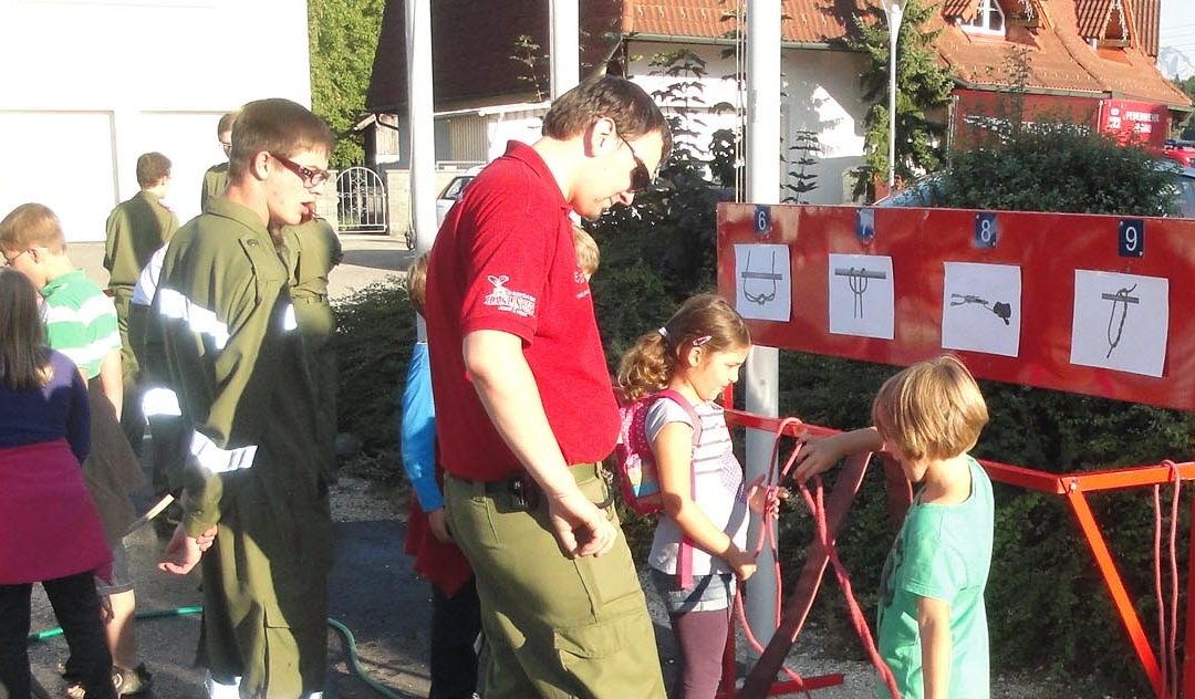 30.08.2013 Übernachten im Feuerwehrhaus