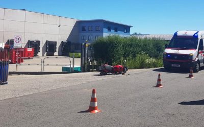 06.07.2021 Aufräumarbeiten nach Verkehrsunfall