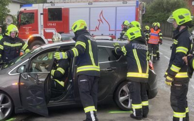 08.06.2022 Aufräumarbeiten nach Verkehrsunfall