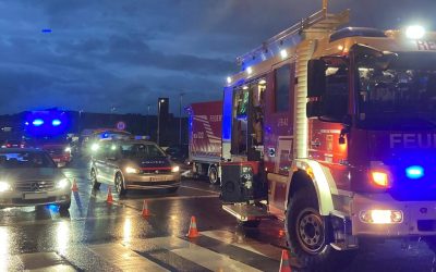 14.09.2022 Verkehrsunfall mit eingeklemmter Person